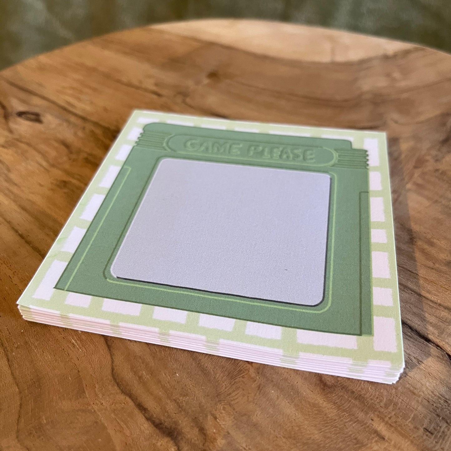 Gameboy notepad