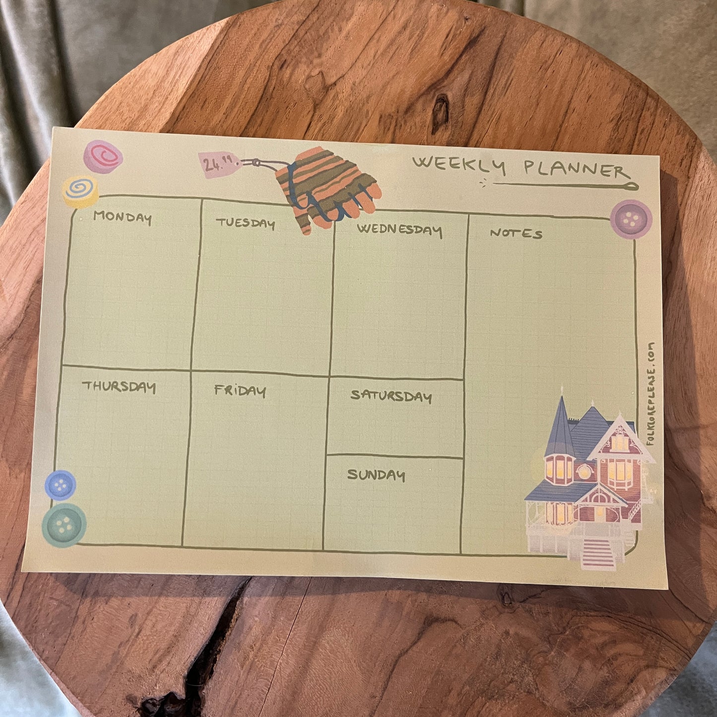 Weekly planner Coraline